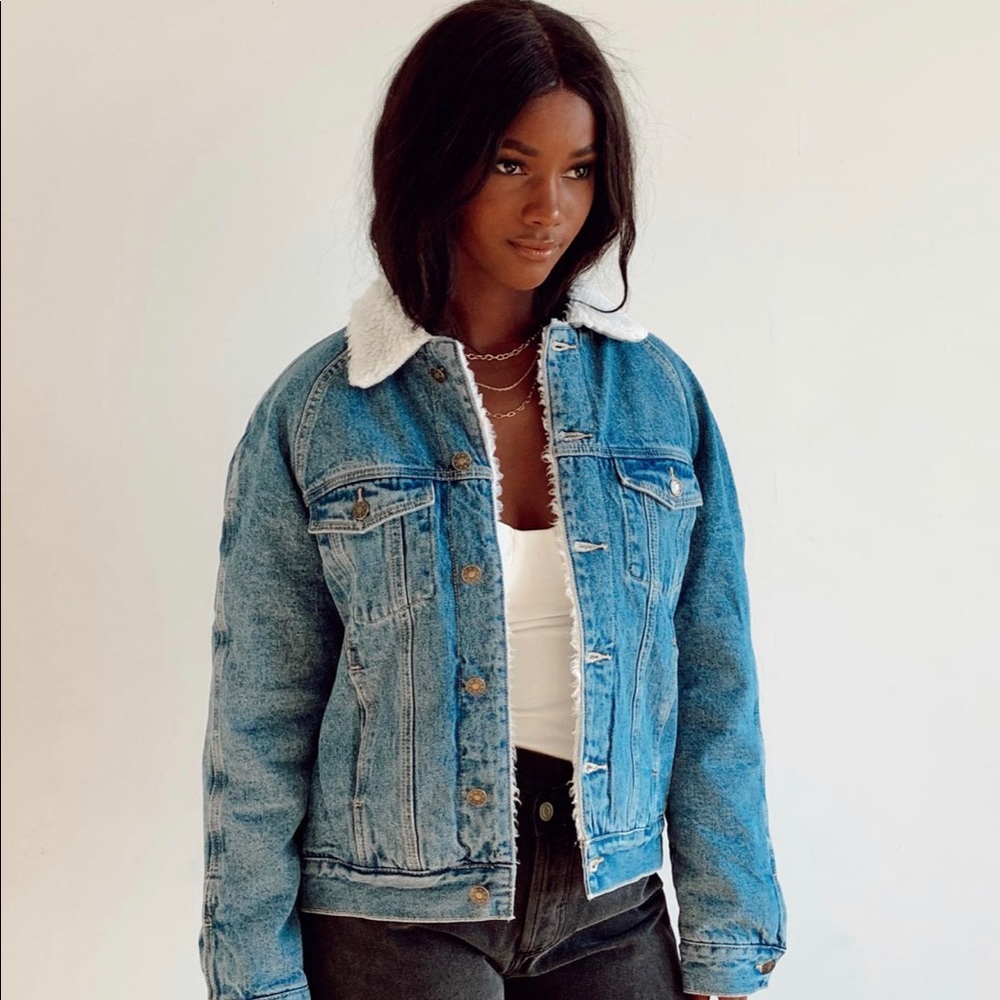 princess polly jean jacket